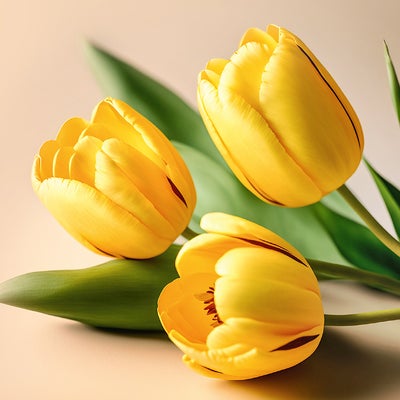 Kortti Keltaiset tulppaanit