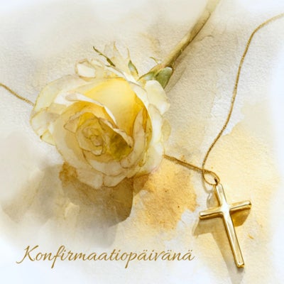 Iso kortti Konfirmaatiop&auml;iv&auml;n&auml;