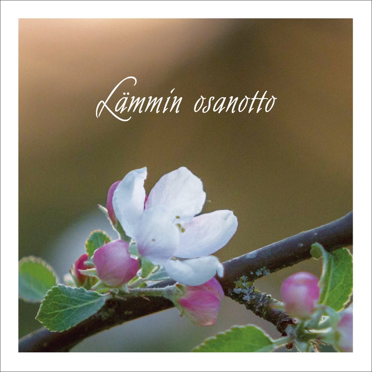 Kortti Osanotto Omenankukka